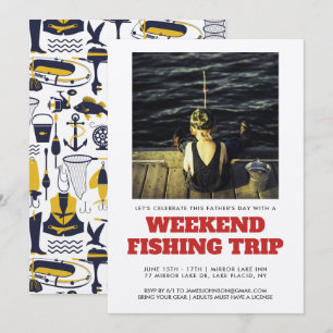 Father's Day Fishing Invitation