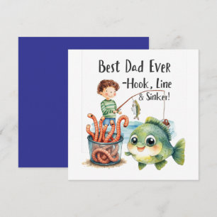 Father's Day for Fishing Lover Dad Card
