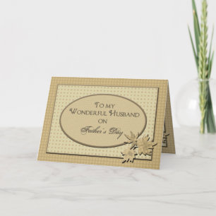 Father's Day - For HUSBAND Card