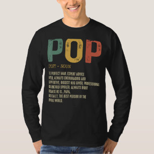 Father's Day For Men Pop Definition Grandpa T-Shirt