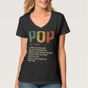 Father's Day For Men Pop Definition Grandpa T-Shirt
