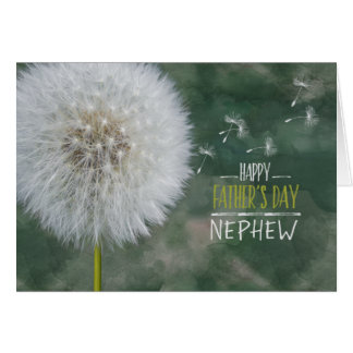Father's Day for Nephew Dandelion Wishes Custom