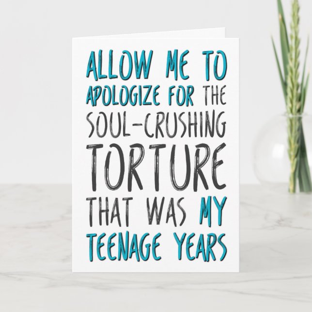 Father's Day From Daughter, Allow Me To Apologise Card (Front)