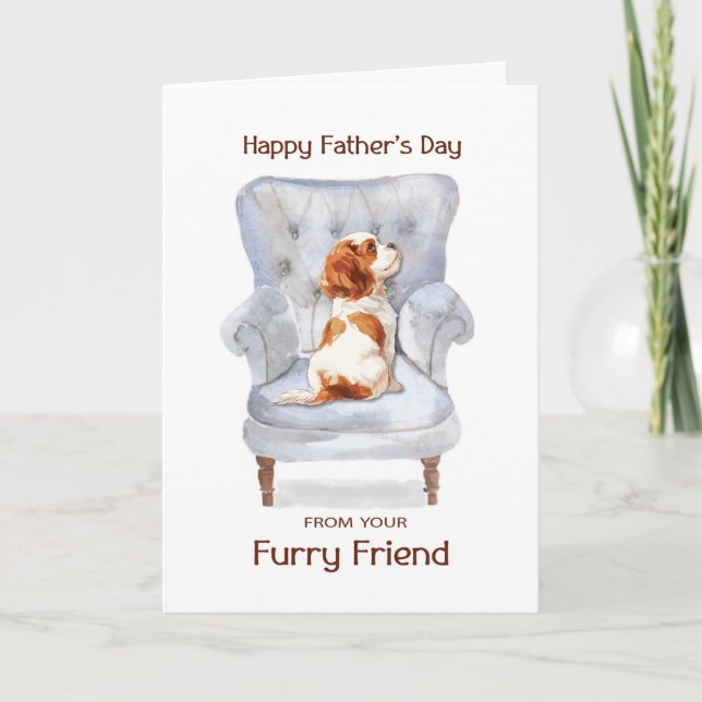 Father's Day from Little Dog Furry Friend Card (Front)