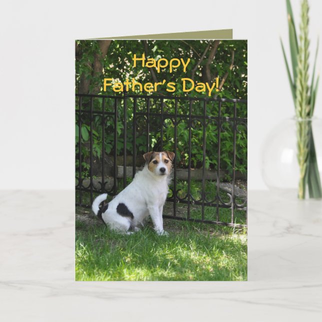 Fathers Day from the Dog Card (Front)