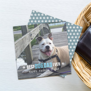 Father's Day From Your Dog Photo Flat Holiday Card