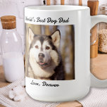 Father's Day - Funny Dog Dad Birthday - Pet Photo Coffee Mug<br><div class="desc">Surprise Dad this Father's Day with this super cute dog dad mug . Dad ... I'm so sorry for all the times I kissed you ... after licking my butt . Personalise with the Dog Dad's favourite Pet Photo, and name . Father's Day - Funny Dog Dad - Pet Photo...</div>