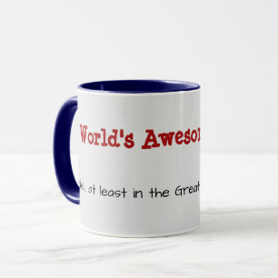 Fathers Day Funny   Worlds Awesomest Dad in Texas Mug