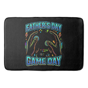 Father's Day, Game Day Bath Mat