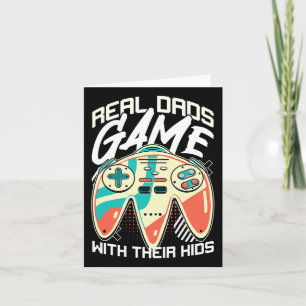 Fathers Day Gamer Dad Video Game Father Stepdad Fu Card