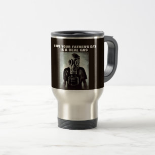 FATHER'S DAY GAS MASK TRAVEL COFFEE MUG
