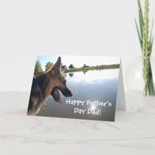 Father's Day German Shepherd Card