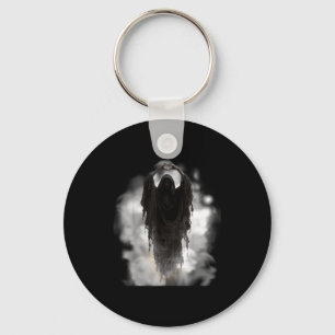 Fathers day ghost heart hands horror scary face key ring