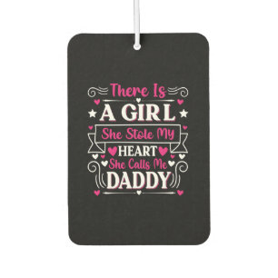 Father's Day Gift   A Girl Calls Me Daddy Car Air Freshener