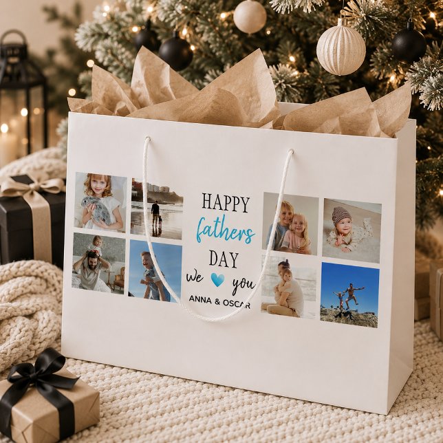 Father's Day Gift Bag | Personalised Photos (Creator Uploaded)