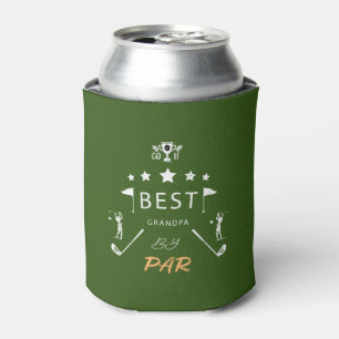 Father's Day Gift   Best Grandpa By Par  Can Cooler