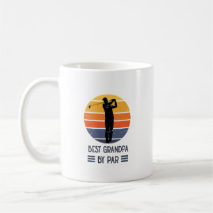 Father's Day Gift   Best Grandpa By Par  Coffee Mug