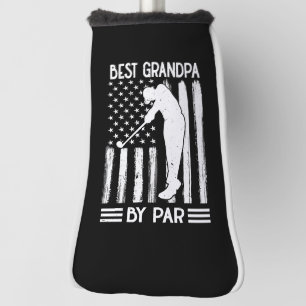 Father's Day Gift Best Grandpa By Par Golf Head Cover