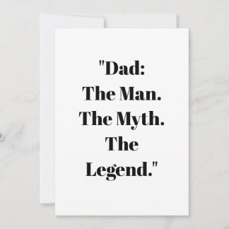 Father's Day Gift Card