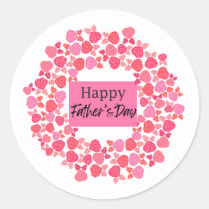 Father's Day Gift Classic Round Sticker