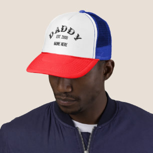 FATHERS DAY GIFT CUSTOM DAD BIRTHDAY GIFT TRUCKER HAT