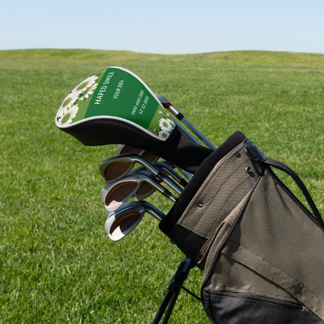 Father's Day gift Custom Golf head cover with Dais (In Situ)