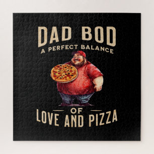 Father's Day Gift Dad Bod A Perfect Balance Jigsaw Puzzle