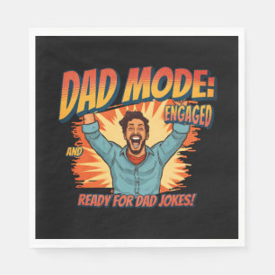 Father's Day Gift Dad Mode Napkin
