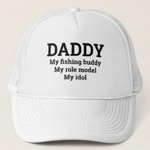 Father's Day Gift DADDY MY FISHING BUDDY IDOL Trucker Hat