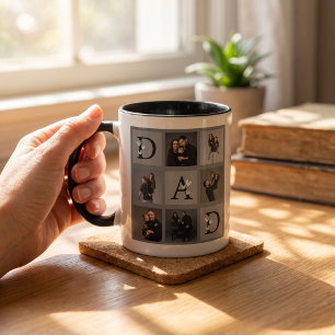 Father's Day Gift For Dad Black Mug