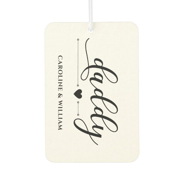 Father's Day Gift For Dad Daddy Grandfather Love Car Air Freshener (Front)