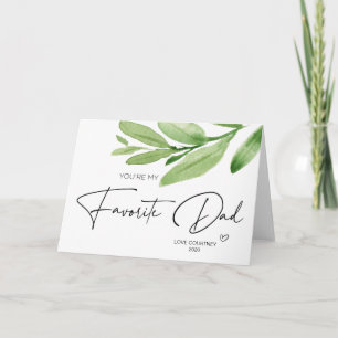 Fathers Day Gift For Dad From Daughter and Son Card