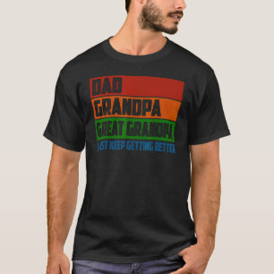 Father's Day Gift From Grandkids Dad Grandpa Great T-Shirt