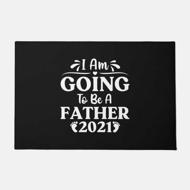 Father's Day Gift | I Am Going To Be A Father Doormat (Front)