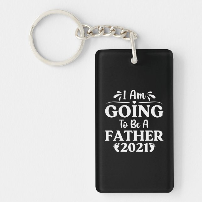 Father's Day Gift | I Am Going To Be A Father Key Ring (Front)