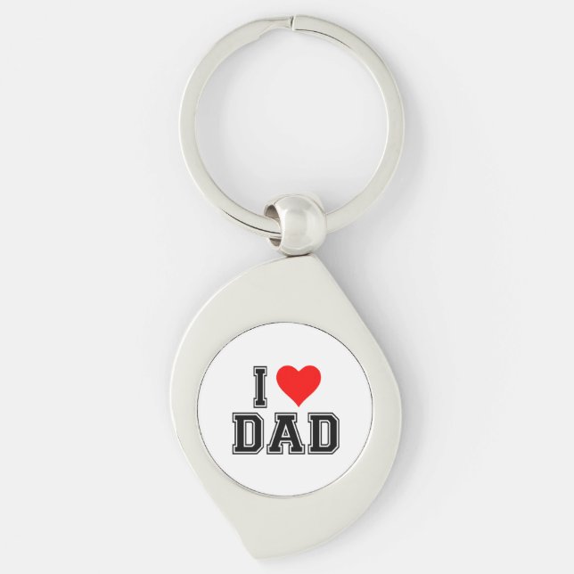 Father's day gift idea – Bold and Simple Design Key Ring (Front)