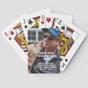 Father's Day Gift-Idea, Custom Personalised Playing Cards