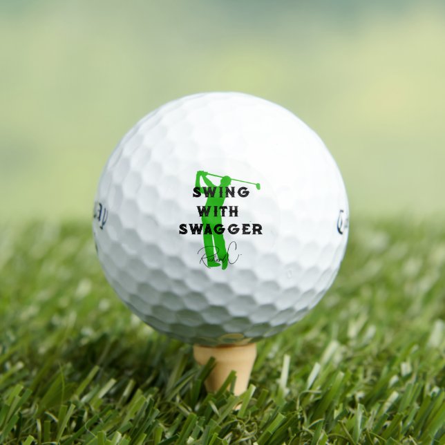 Father's day gift idea, Custom Slogan Callaway Golf Balls (Insitu Tee)