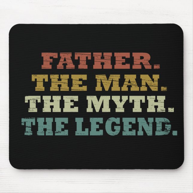 fathers day gift ideas mouse pad (Front)