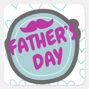 Fathers day gift Ideas Square Sticker