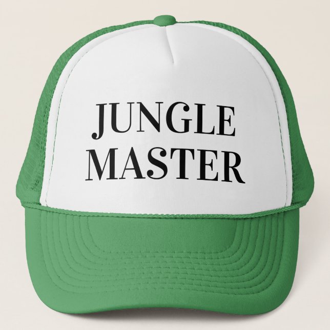 Father's Day Gift JUNGLE MASTER Trucker Hat (Front)