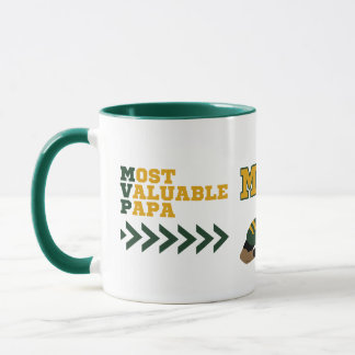 Father's Day Gift - Most Valuable Papa Unique Mug
