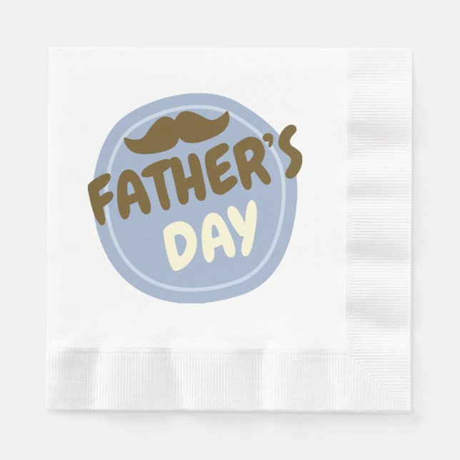 Fathers day gift napkin (Front)