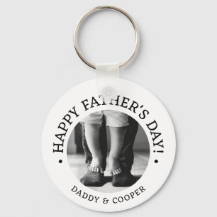 Father's Day Gift Personalised Photo Key Ring