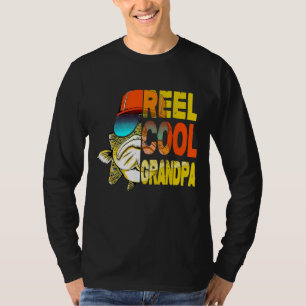 Father's Day Gifts - Fishing Reel Cool Grandpa T-Shirt