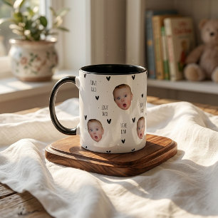 Father's Day Gifts For Dad Black Heart Mug