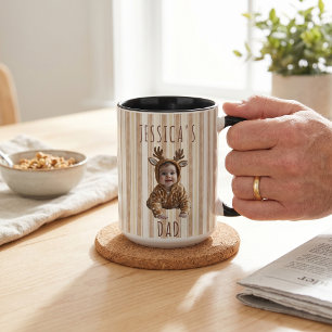 Father's Day Gifts For Dad Brown Stripes Mug