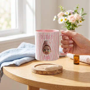 Father's Day Gifts For Dad Pink Stripes Mug