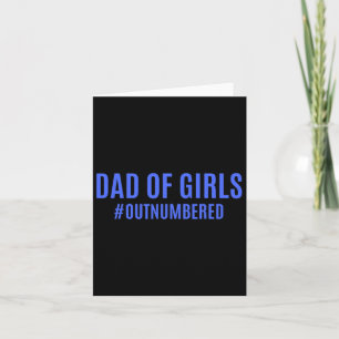 Fathers Day Gifts From Kids Wife Dad Of Girls Outn Card
