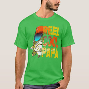 Father's Day Gifts T Fishing Reel Cool Papa T-Shirt